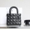 Replica Lady Dior Ultramatte Black Grid Abc