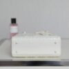 Replica Lady Dior Ultramatte White Grid Abc - 1:1 premium replica handbag