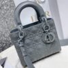 Replica Lady Dior Ultramatte Grey Grid Abc