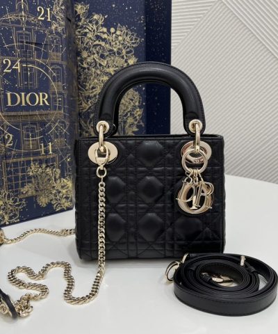 Replica Lady Dior Mini Black