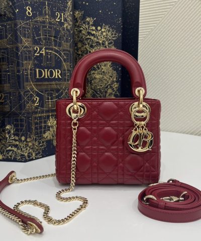 Replica Lady Dior Mini Red