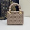 Replica Lady Dior Mini Golden – Tone Metallic - designer handbag clone