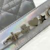 Replica Lady Dior Silver Abc - 1:1 premium replica handbag