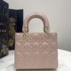 Replica Lady Dior Pale Pink Abc - premium superclone handbag