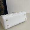 Replica Dior Lady Dior White Abc - 1:1 premium replica handbag