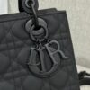 Replica Lady Dior Medium Ultramatte Black