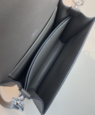 Replica Hermès Sac Roulis Grey - elite factory replica handbag