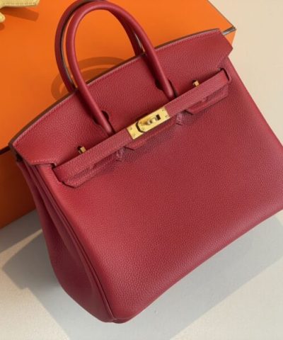 Replica Hermès Birkin Red - top-grade luxury bag dupe