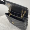 Replica YSL Loulou Small Black - top-grade luxury bag dupe