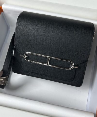 Replica Hermès Sac Roulis Black - high-quality designer bag dupe