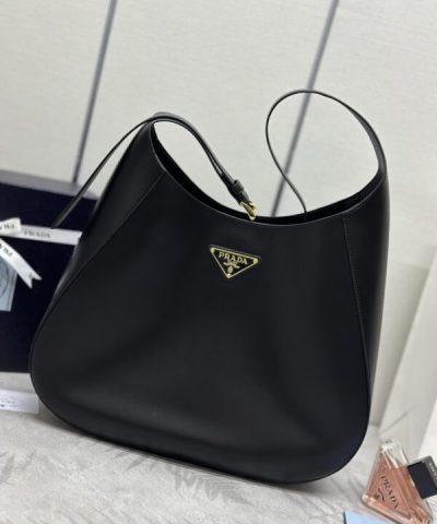 Replica Prada Cleo Large Black Bag - high-end replica designer purse