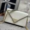 Replica Prada Saffiano White Small Envelope