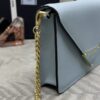 Replica Prada Saffiano Blue Small Envelope - premium superclone handbag