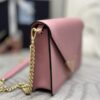 Replica Prada Saffiano Pink Small Envelope - premium superclone handbag