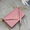 Replica Prada Saffiano Pink Small Envelope - high-end replica designer purse