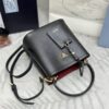Replica Prada Saffiano Black Bucket Black