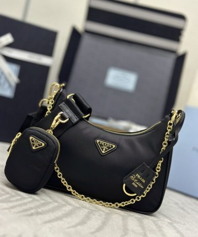 Replica Prada Re – Edition Nylon 2005 Black - high-end replica designer purse
