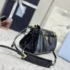 Replica Prada Leather Handbag Black