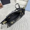 Replica Prada Leather Handbag Black