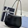 Replica Prada Cleo Small Black Flap