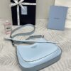 Replica Prada Cleo Brushed Blue Bag