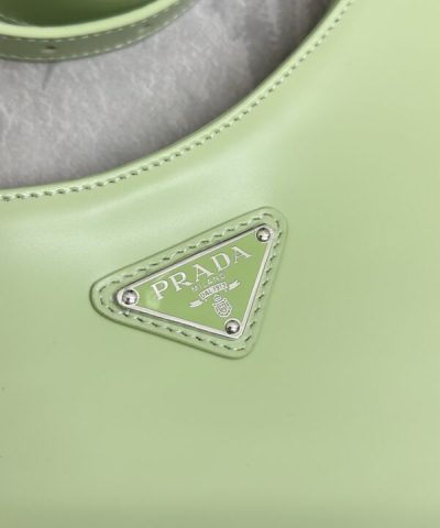 Replica Prada Cleo Brushed Green Bag