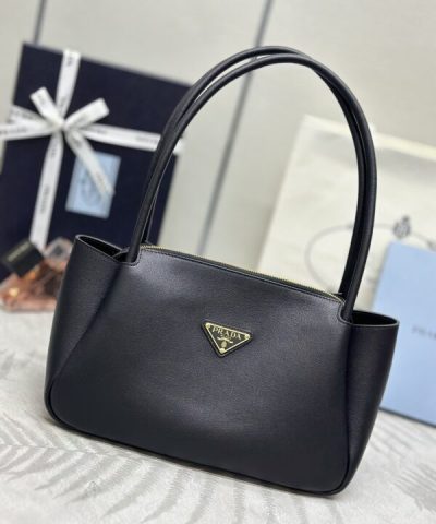 Replica Prada Medium Black Shoulder Bag - top-grade luxury bag dupe