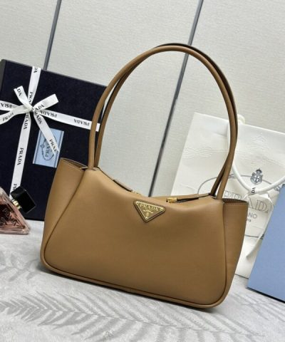 Replica Prada Medium Caramel Shoulder Bag
