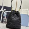 Replica Prada Black Re – Nylon Bucket Bag