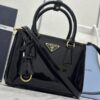 Replica Prada Galleria Black Patent