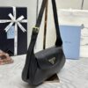 Replica Prada Small Shoulder Bag Black - affordable luxury replica bag
