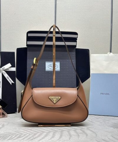 Replica Prada Small Shoulder Bag Caramel