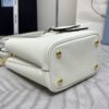 Replica Prada Saffiano Black Bucket White