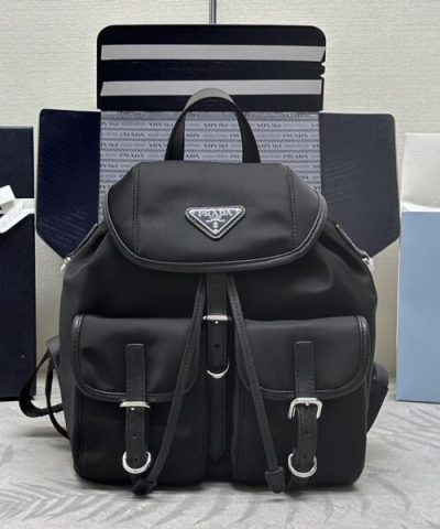 Replica Prada Small Black Backpack - 1:1 premium replica handbag