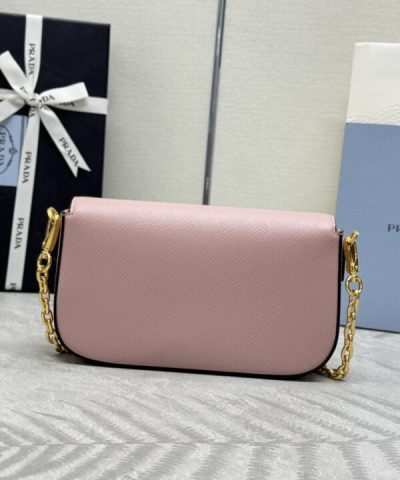 Replica Prada Mini Saffiano Pink - affordable luxury replica bag