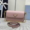 Replica Prada Mini Saffiano Pink