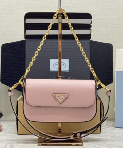 Replica Prada Mini Saffiano Pink - 1:1 premium replica handbag
