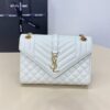 Replica YSL Envelope Crossbody White
