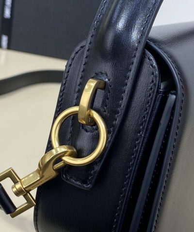 Replica YSL Voltaire Top Handle Black
