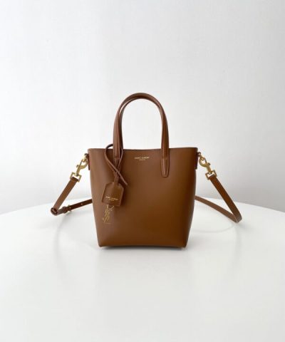 Replica YSL Tote Small Brown - premium superclone handbag