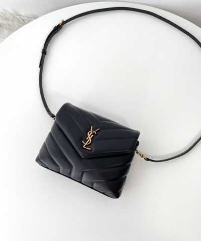 Replica YSL Loulou Mini Black