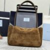 Replica Prada Medium Suede Shoulder Bag - high-quality designer bag dupe