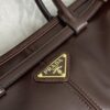 Replica Prada Naplak Patent Brown - top-grade luxury bag dupe