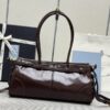 Replica Prada Naplak Patent Brown