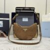 Replica Prada Arque Suede - high-end replica designer purse