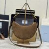 Replica Prada Arque Suede - affordable luxury replica bag
