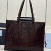 Replica Prada Antique Nappa Tote Dark Brown