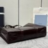 Replica Prada Antique Nappa Tote Dark Brown - high-quality designer bag dupe