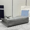 Replica Prada Antique Nappa Tote Grey
