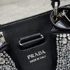 Replica Prada White Crystal Bucket Bag